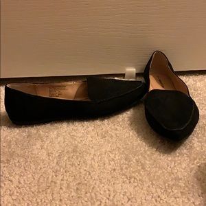 Suede flats